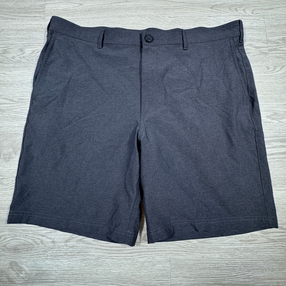 PGA Tour Men's Golf Shorts Gray Size 40 Flat Front Stretch Performance - Picture 1 of 8